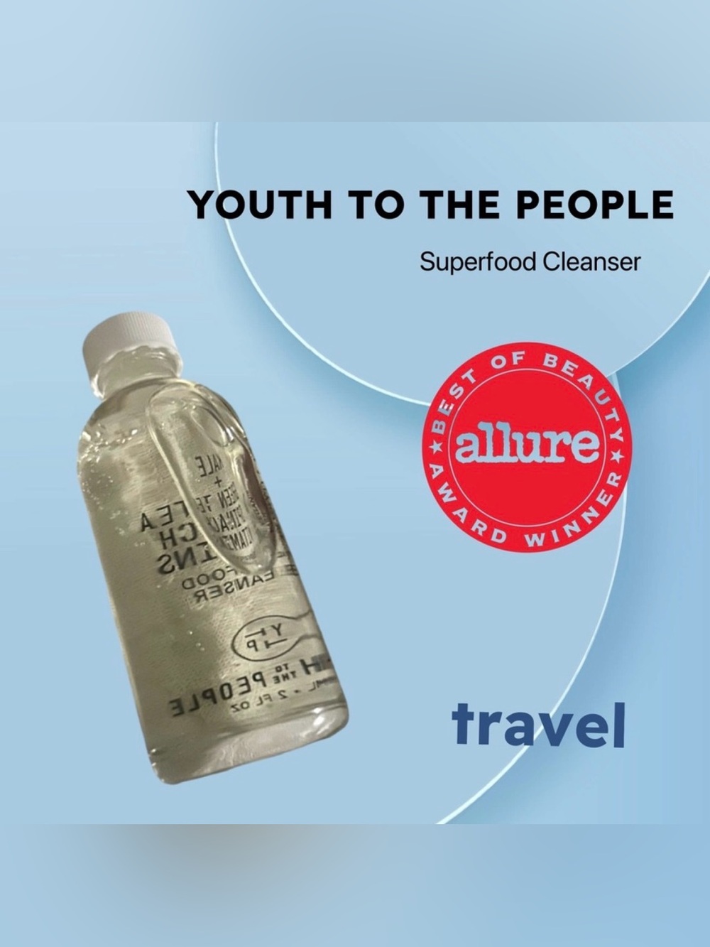 ⬇️🇺🇸🌟🆕NWOB YOUTH TO THE PEOPLE |TRAVEL| Award winning Antioxidant Cleanser*